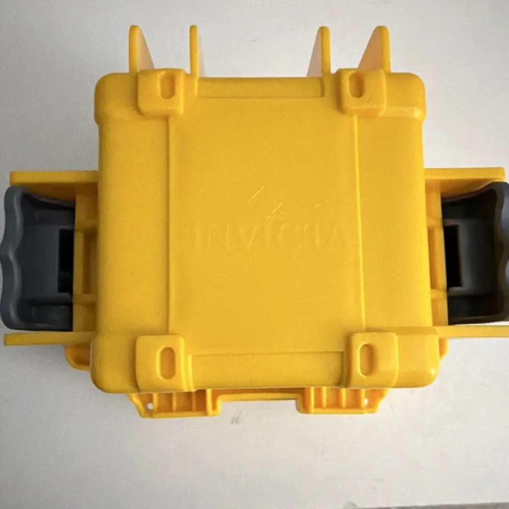 Invicta 1 Watch Yellow/Gray Plastic Foam Storage Box Case